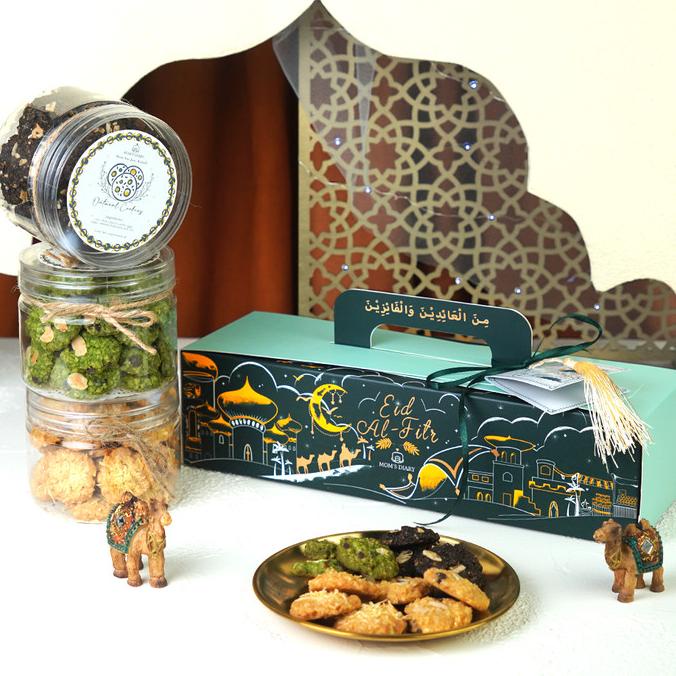 

HAMPERS LEBARAN / IDUL FITRI / EID MUBARAK - OATMEAL COOKIES (3 JARS)