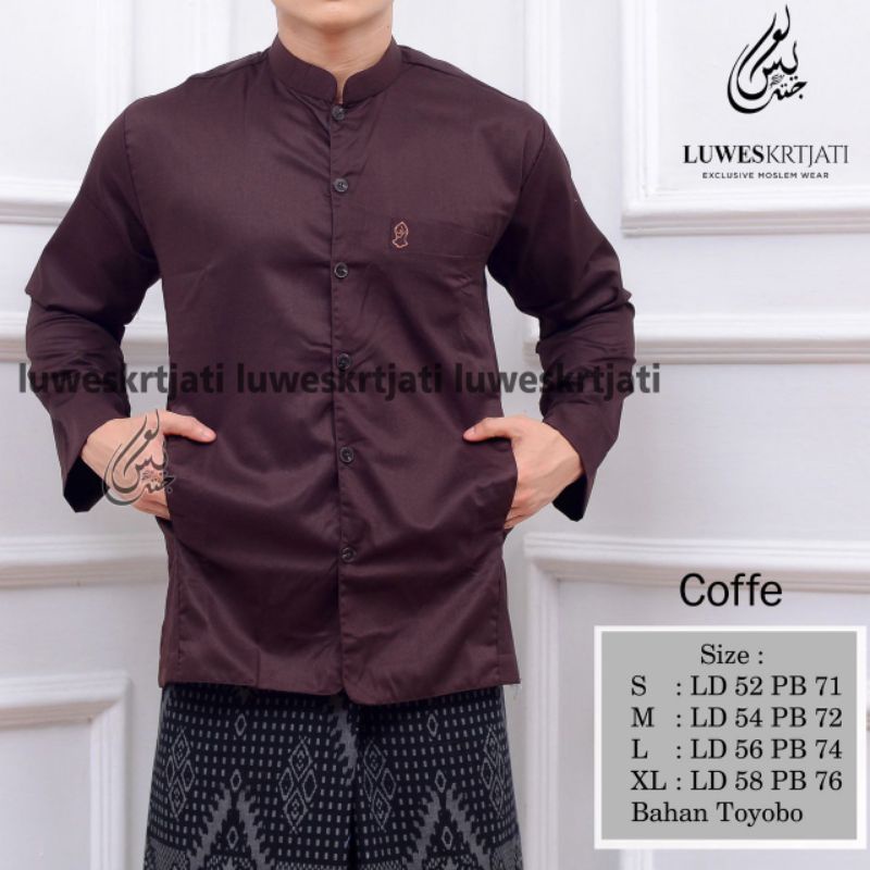 TERLARIS KOKO LUWES SEMI JAS TROMPAH WARNA WARDAH BISA COD KOKO HADROH/KOKO MILINEAL/KOKO MASKINI /K
