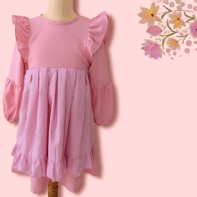 baju muslim anak/gamis anak lucu/baju anak/gamis balita