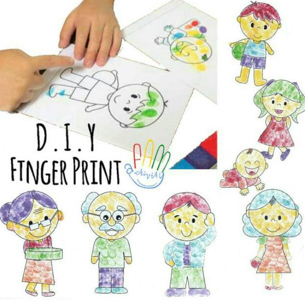 

Kekinian - Finger Stamp Painting FAM Activity ,.