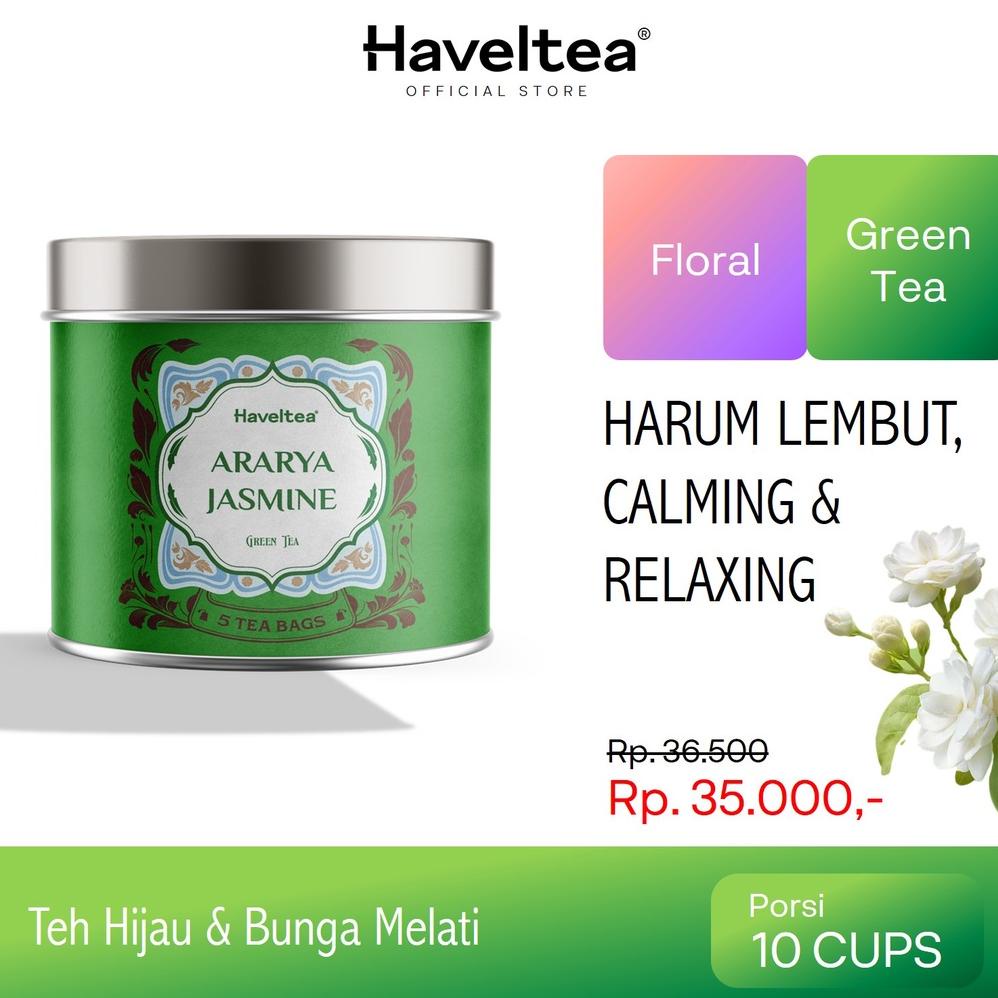 

Promo - ARARYA JASMINE | Mini Tin | Haveltea | Teh Melati | Green Tea Jasmine !