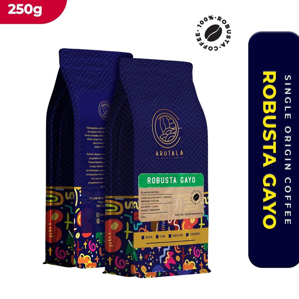 

New! ARUTALA Kopi Gayo Alur Badak Robusta Coffee 250 gram ,,