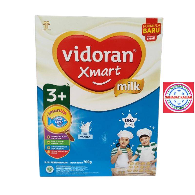 VIDORAN 1+ dan 3+ 700gr susu pertumbuhan