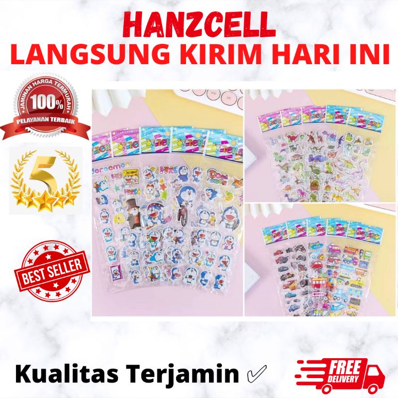 

Luckin Stiker Timbul Random/Stiker Karakter / Stiker Anak / Stiker Mainan Tempel murah meriah