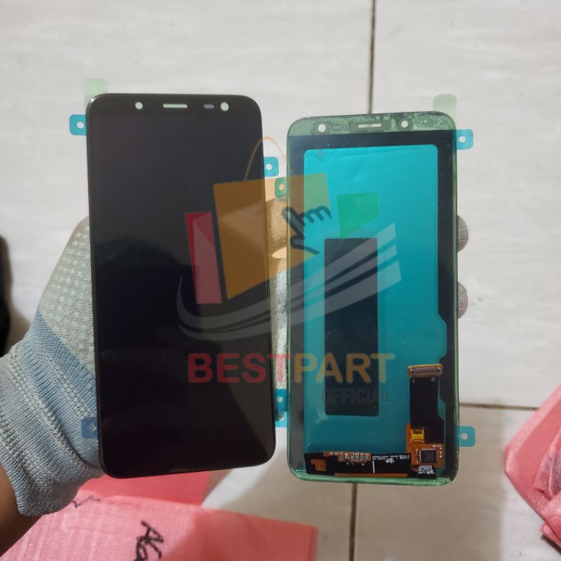 LCD TOUCHSCREEN FULLSET SAMSUNG GALAXY J6 2018 / J600 ORIGINAL AMOLED