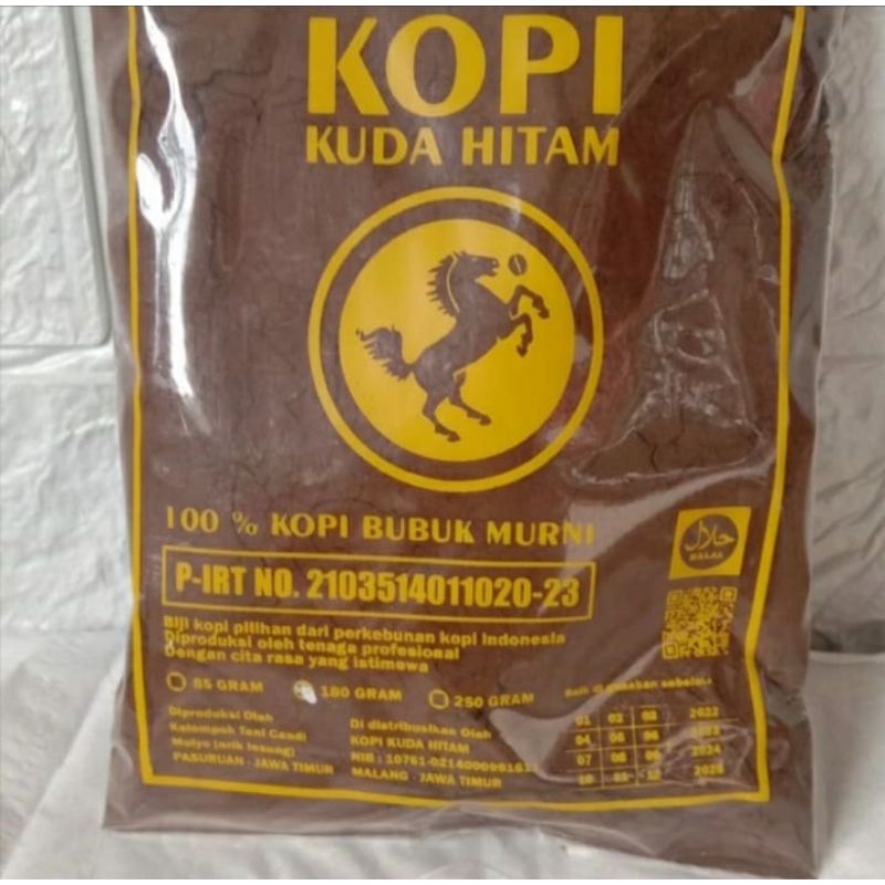 

TERMURAH Kopi Bubuk Hitam 500gr (½kg) 11rb Rasa Muantap