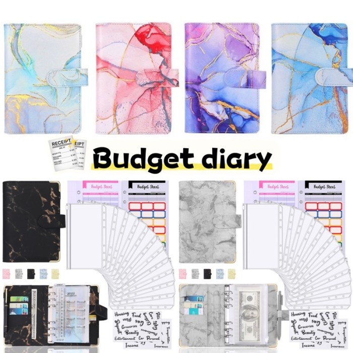 

TERMURAH a6 budget binder diary folder buku budget notebook /BUKU TULIS SEKOLAH/BUKU TULIS SIDU/BUKU