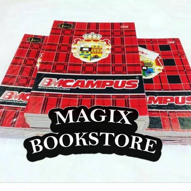 

Terlaris Buku Tulis Bmc Campus Isi 50 Lembar ( 1 Pak Isi 10 Buku )