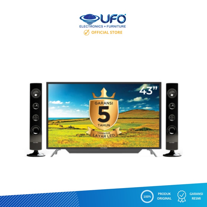 POLYTRON LED TV 43INCH DIGITAL PLD43TV1556