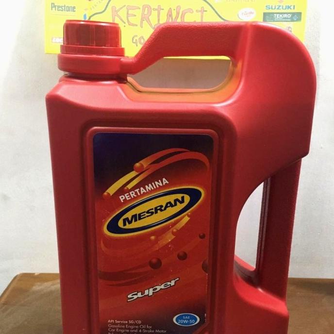 OLI MESRAN SUPER 4L PERTAMINA - OLI MESIN MESRAN PERTAMINA 4L - OLI ima