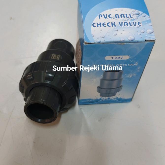 Ball Check Valve / Singel Watermur Pvc 11/2" Inch