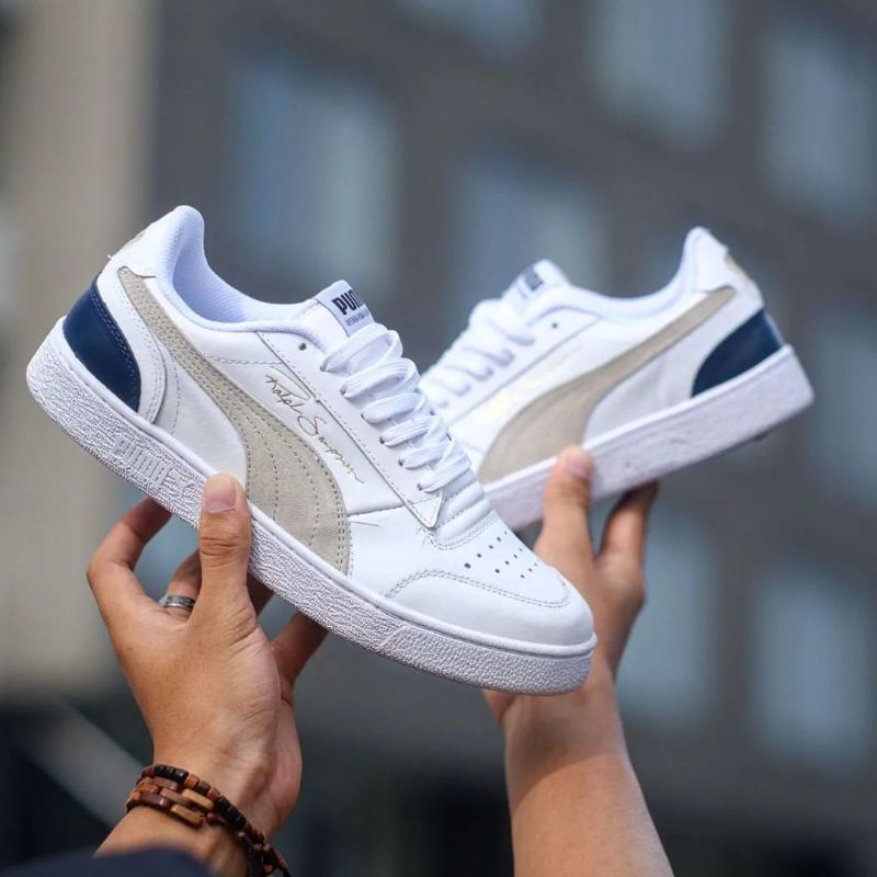 READY PUMA RALPH SAMPSON WHITE NAVY PREMIUM