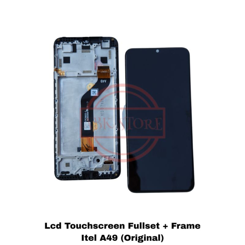 LCD TOUCHSCREEN FULLSET + FRAME ITEL A49 A661L ORIGINAL