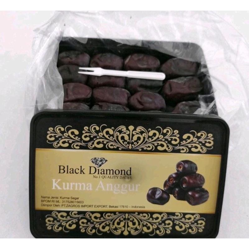 Kurma Anggur Black Diamond Kurma Persia Original Expired Tahun 2025