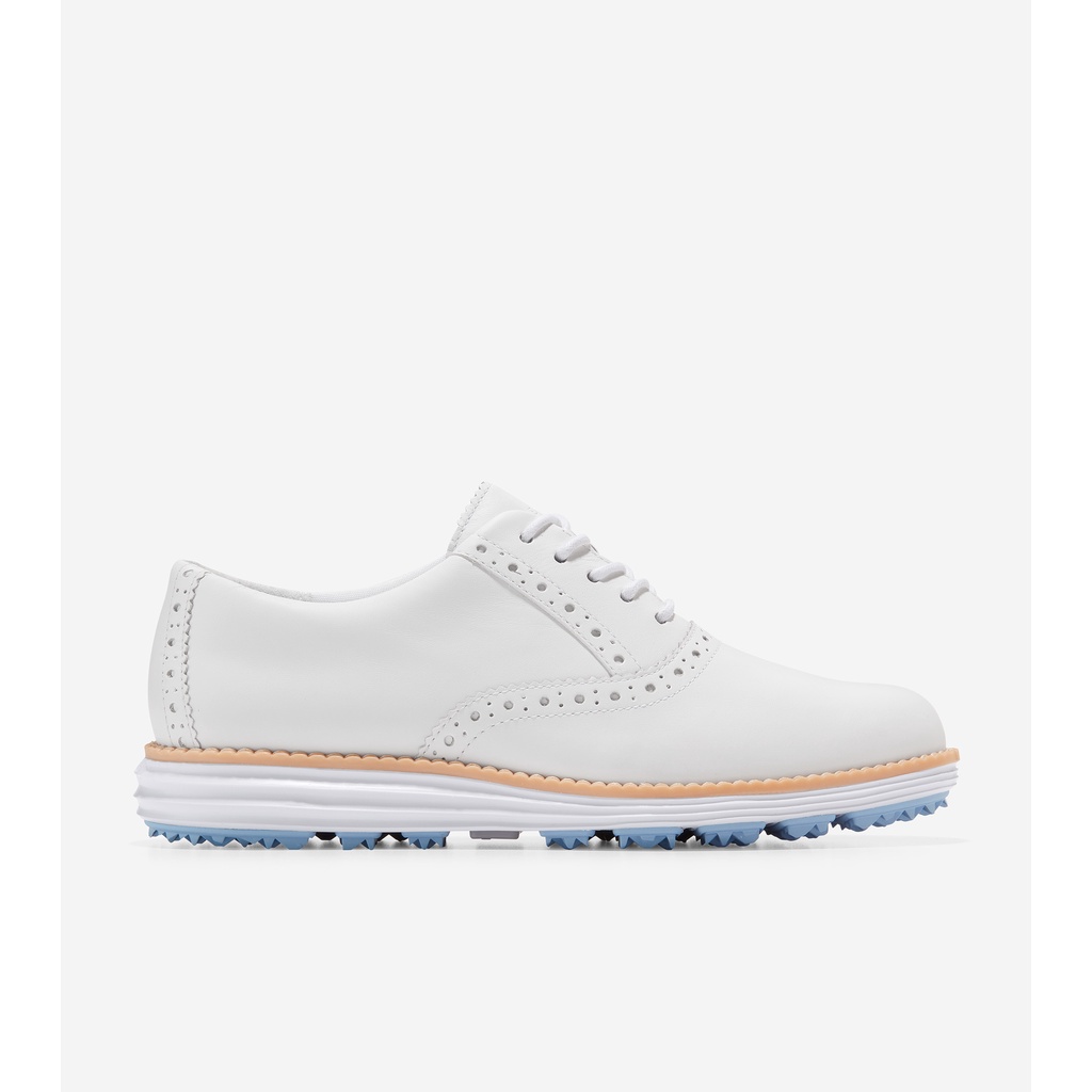Cole Haan Women Originalgrand Shortwing Golf - Sepatu Wanita (Putih)