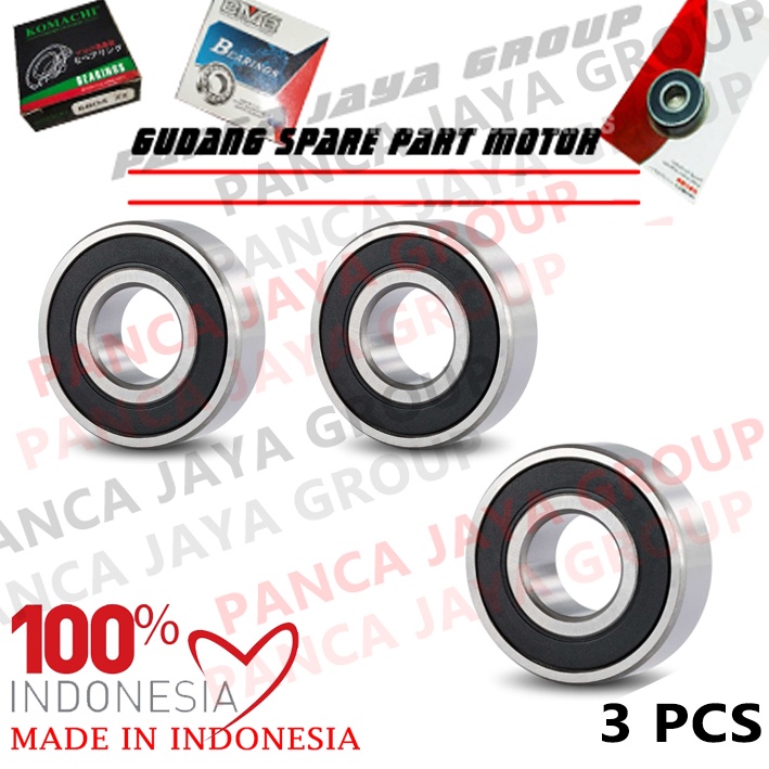 BEARING LAHAR RODA BELAKANG KANAN-KIRI NAP GEAR GIR KAWASAKI BINTER MERZY MERCY KZ200 KZ-200 GTO KH1