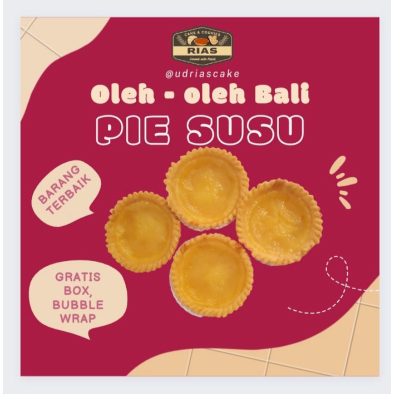 

KUE OLEH OLEH BALI PIE SUSU BOX ISI 10 & 20