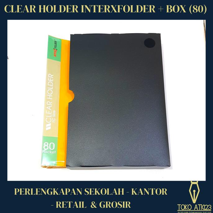 Map Clear Holder / Document Keeper Folio InterXFolder Isi 80 + Box