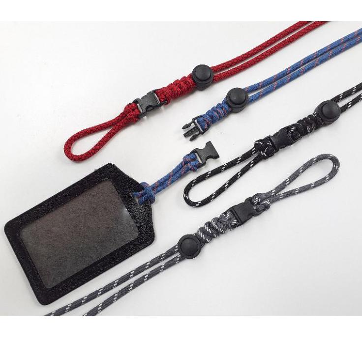 

Model Spesial Tali gantungan Lanyard prusik id card free card holder