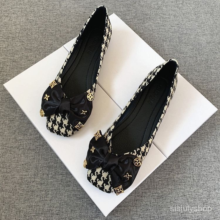 [✅BISA COD] #Sisjuly# Sepatu kacang wanita / sepatu datar wanita / sepatu pesta sanggurdi satu kaki