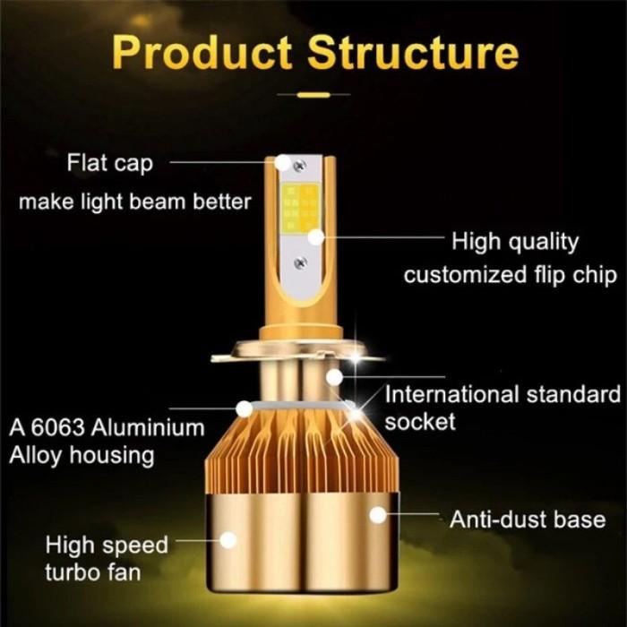 Rd757 Led Foglamp 2 Warna Putih Kuning H8 H9 H11 H16 Avanza Xenia Brio