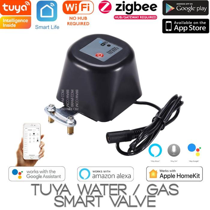 Terlaris Tuya Water / Gas Smart Valve (Stoper Kran)