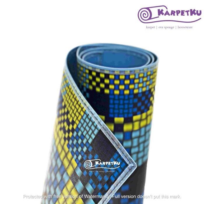 Terlaris [Garfield Mat] Karpet / Tikar Lantai Plastik Spon Eva - Anyaman Batik