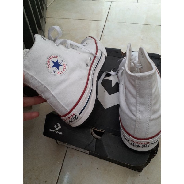 sepatu converse putih high