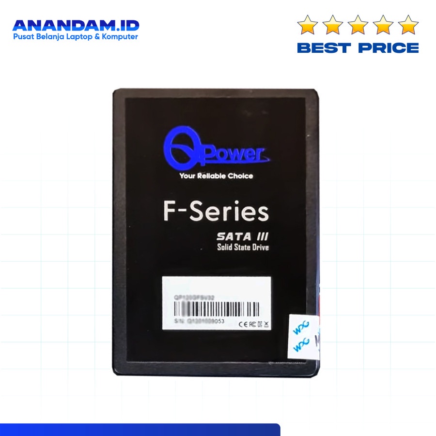 SSD QPOWER SATA III 2.5&quot; Inch 256GB / 256 GB F-Series