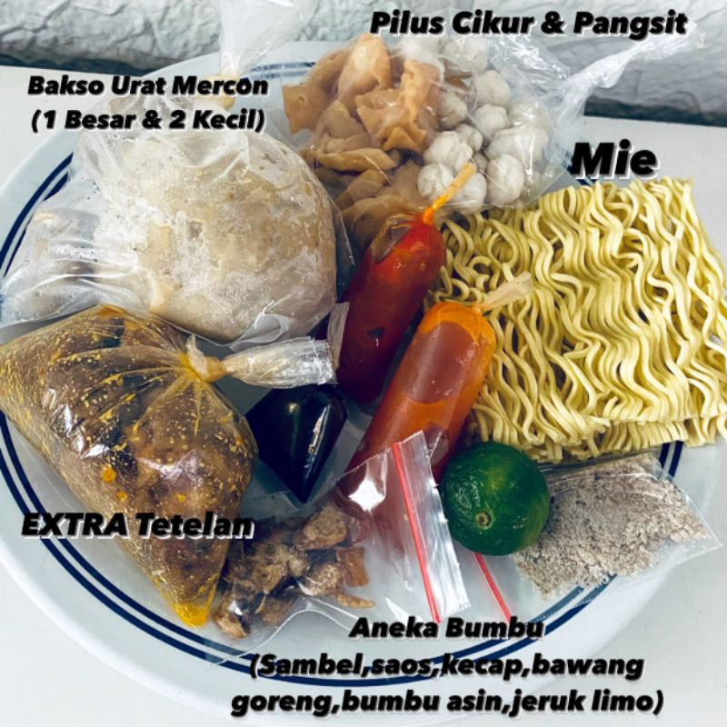 

bakso urat tetelan (EXTRA TETELAN TERPISAH) khas Bandung