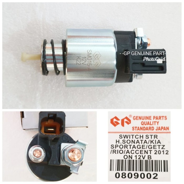 TRDM Solenoid Switch Starter Hyundai Sonata Kia Sportage Getz Rio Accent B
