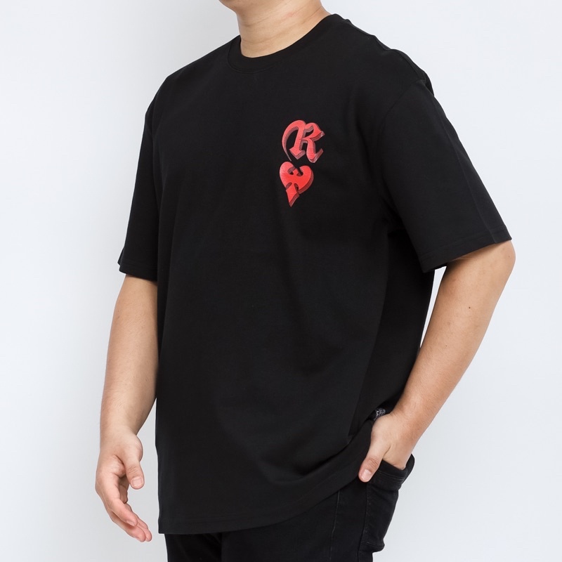 Ricky Is Clown Poker Face Black Tee