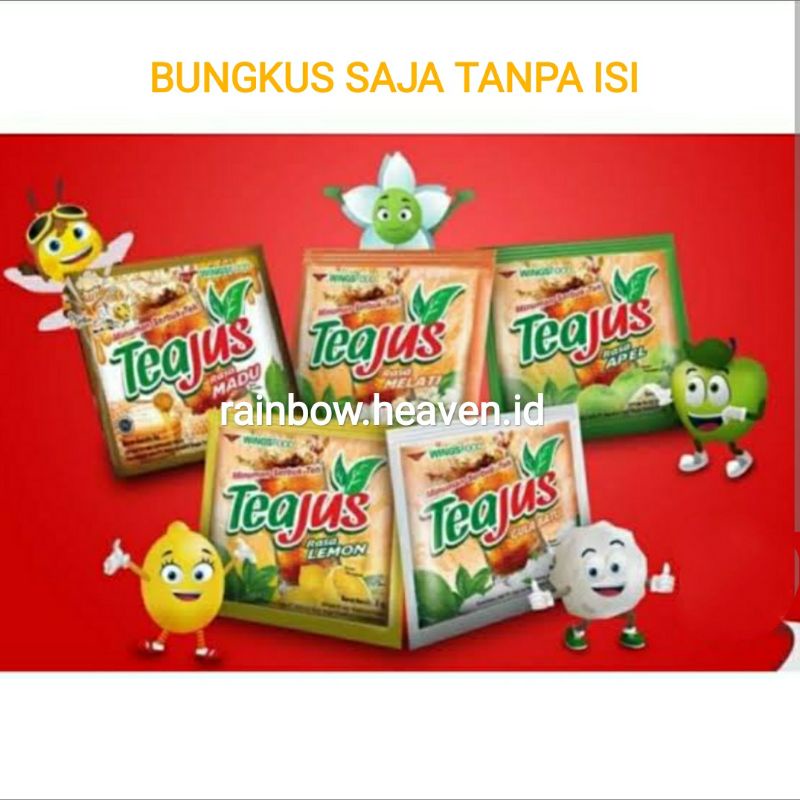 

Bungkus bekas sachet untuk prakarya / kerajinan daur ulang - TEAJUS