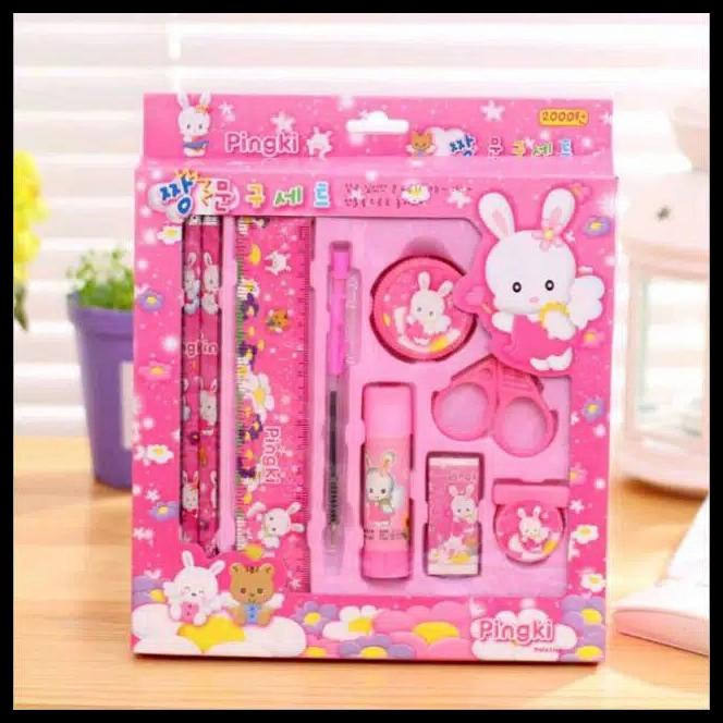 

Alat Tulis Set Kartun 9 In 1 / Paket Set Alat Tullis Anak Sekolah