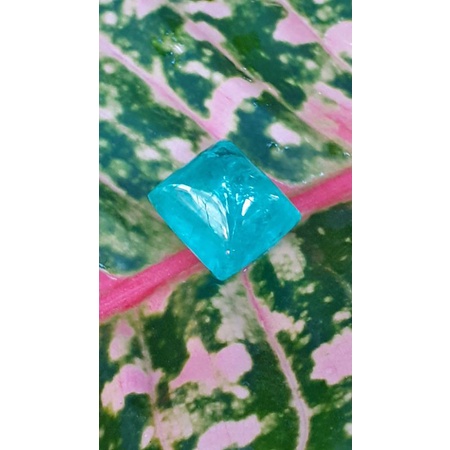 natural [EMERALD BERYL COLOMBIA SUGAR LOAF CUTT) emban cincin pria wanita ring perak emas