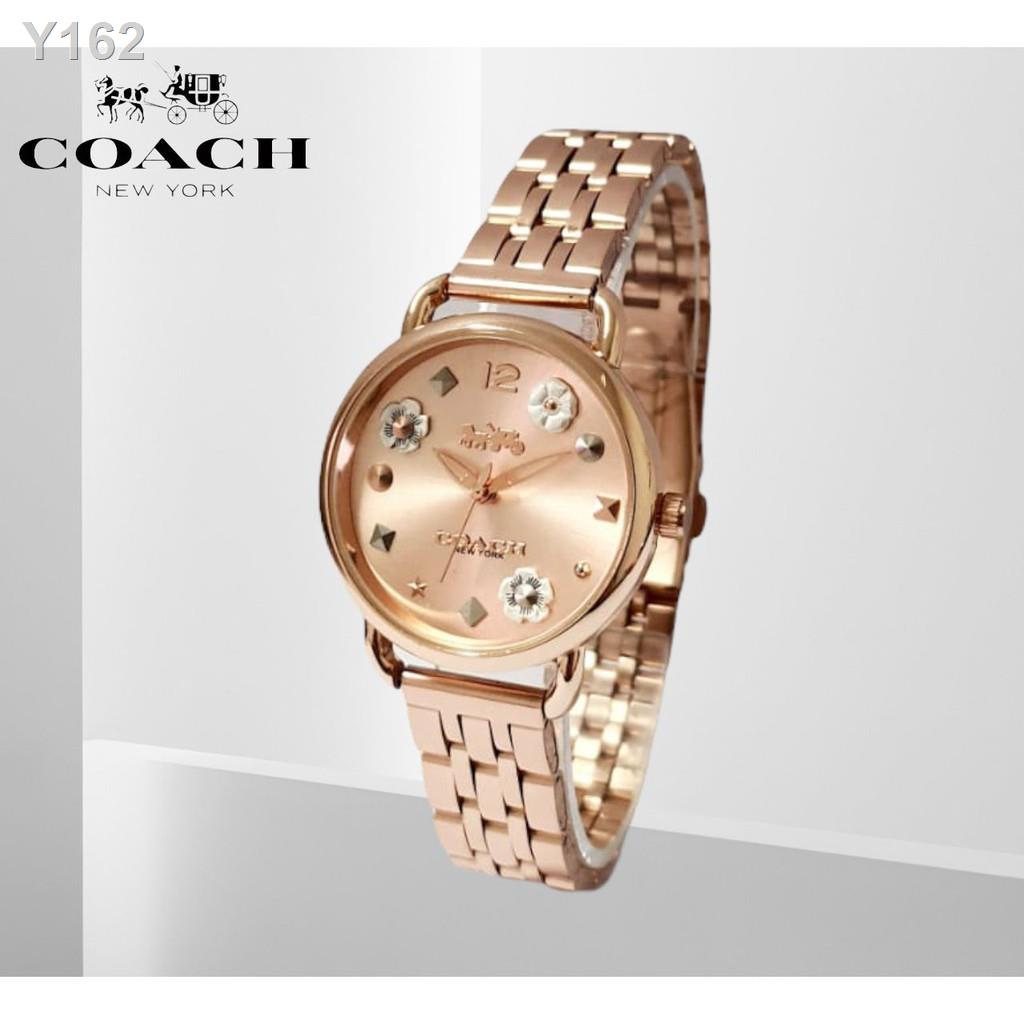 ♧Jam Tangan Wanita Coach Flower Rantai