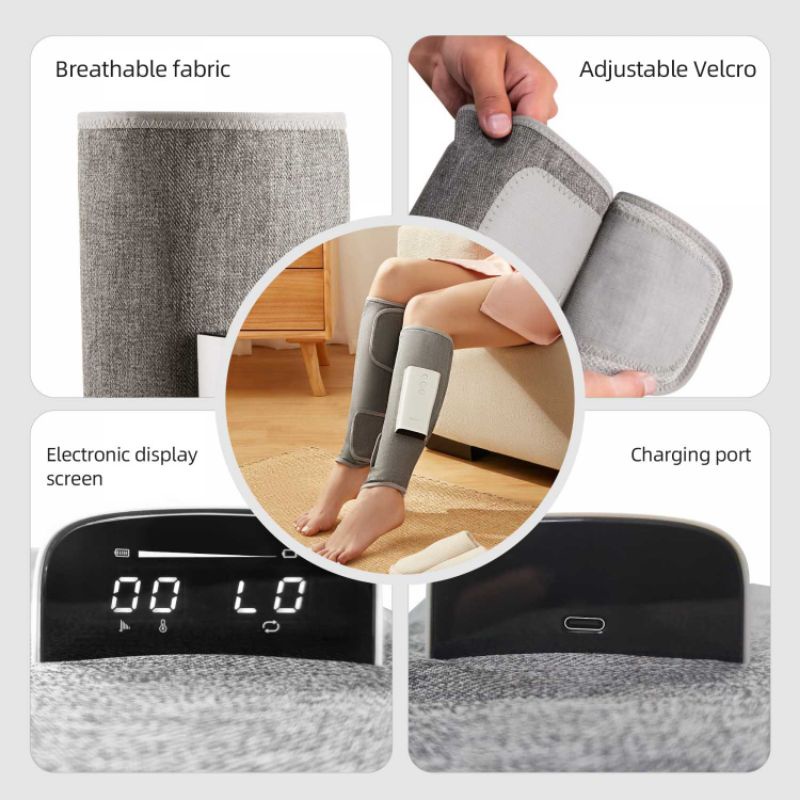 iKEEPFIT Alat Pijat Kaki Betis Leg Massager Rechargeable 2600mAh - KPF-Leg-05-2