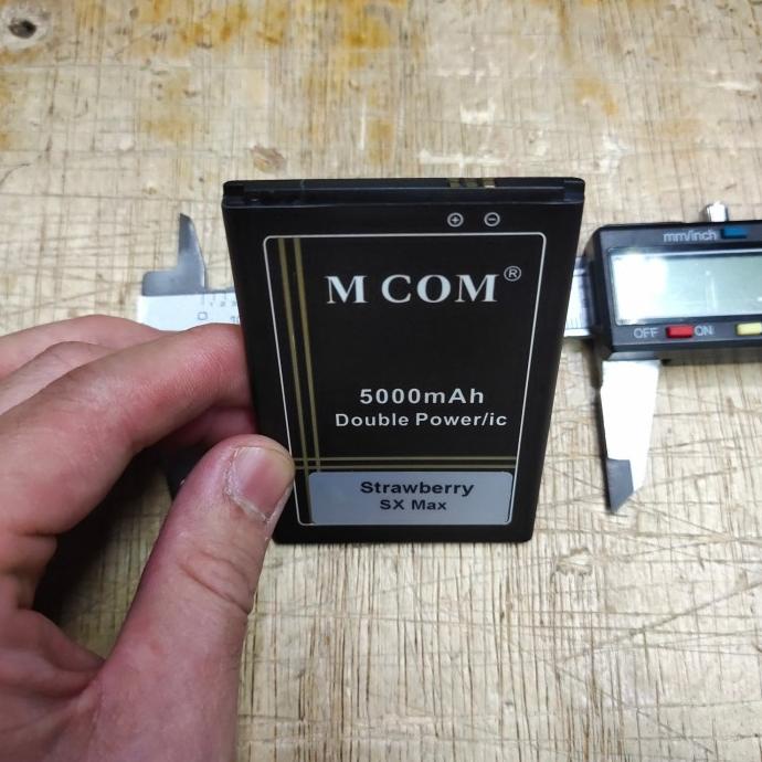 STRAWBERRY SX MAX baterai double power battery battle MANTAP