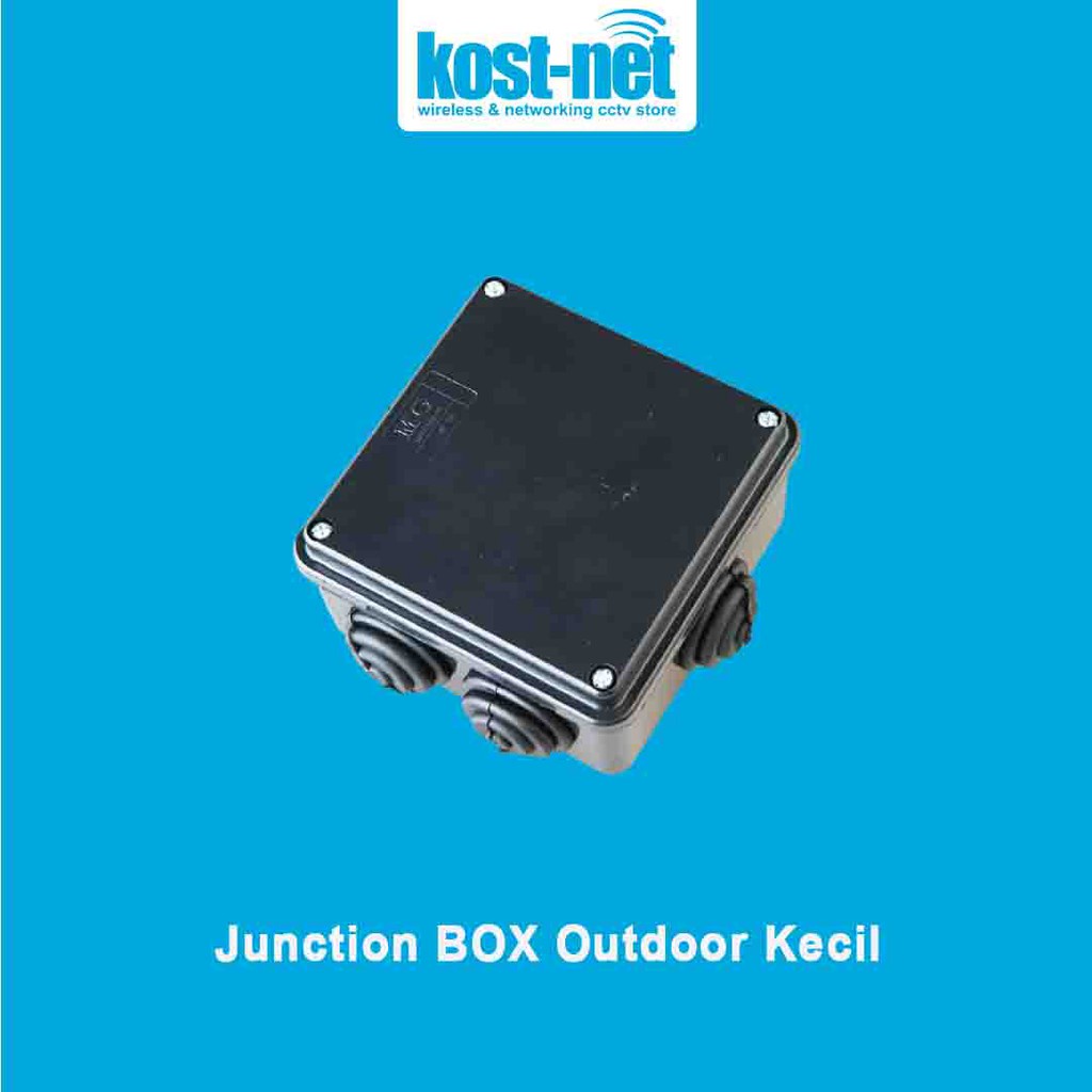 Junction BOX Outdoor MG IP55 Kecil 100x100x50 Hitam