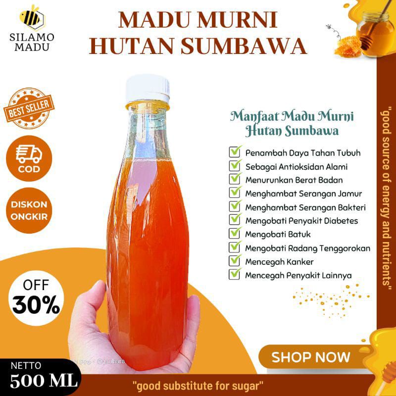 

MADU MURNI HUTAN SUMBAWA 500 ML