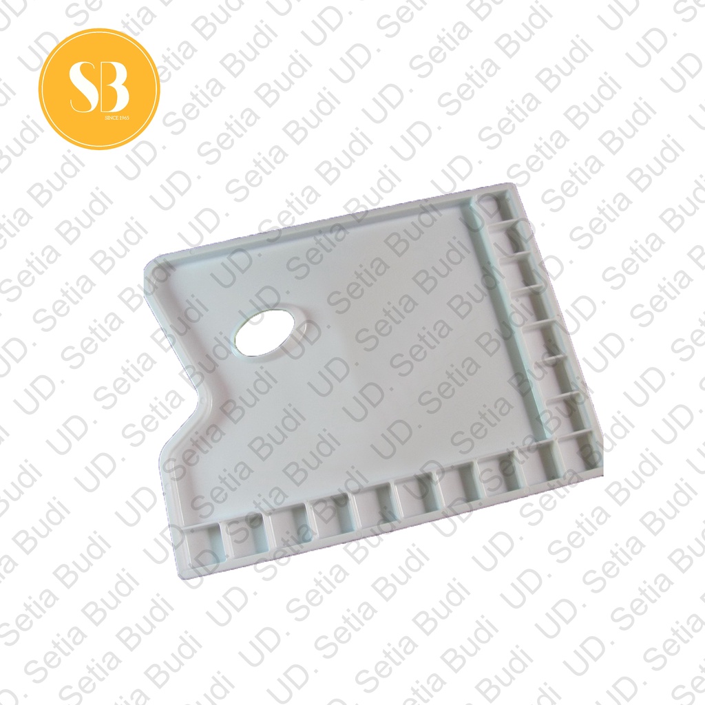 Palet Lukis Plastik V-Tec Plastic Palette R.601 Kotak