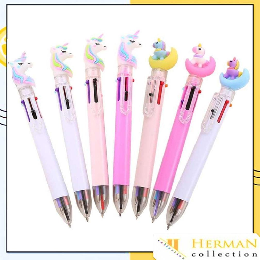 

HC Pena Karakter Mekanik 6 Warna Unicorn Full Moon Pulpen Karakter Unicorn Warna Warni Pulpen Unicorn Multicolor Pulpen Lucu Alat Tulis Sekolah ATK Murah Import