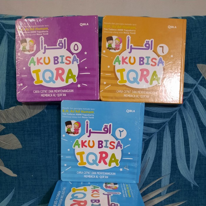 Hot Sale Boardbook Aku Bisa Iqra Iqro Qibla Cara Cepat Anak Membaca Al Quran Terbaru