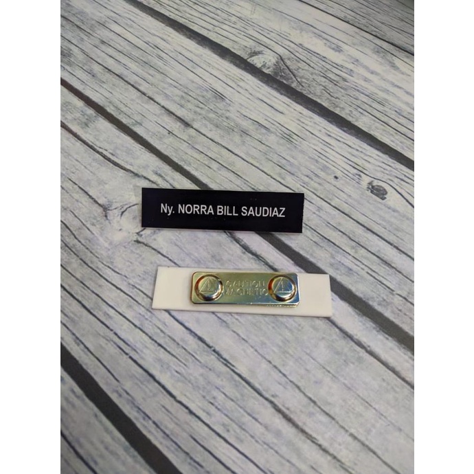 

Name Tag Magnet / Nama Dada Magnet / Papan Nama Dada Magnet Custom