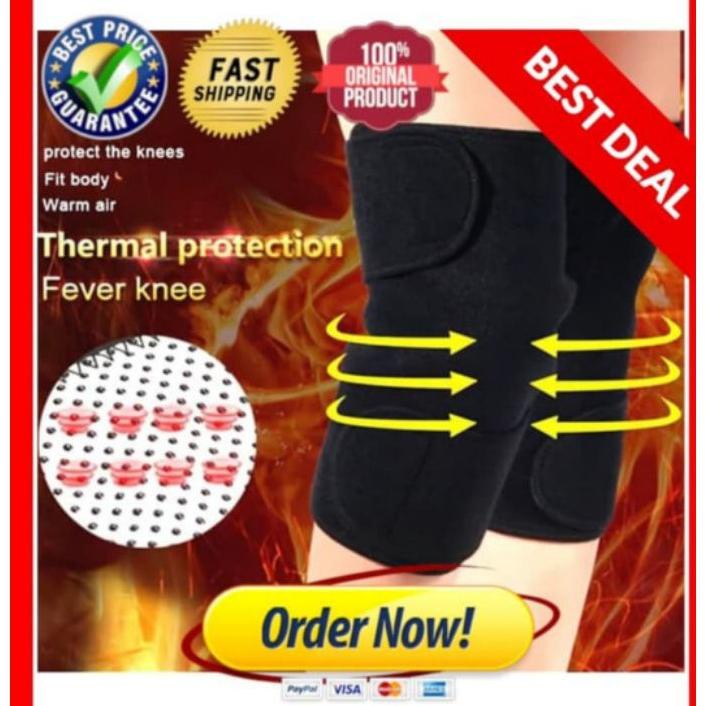 Dekker Korset Terapi Pemanas Lutut Magnet