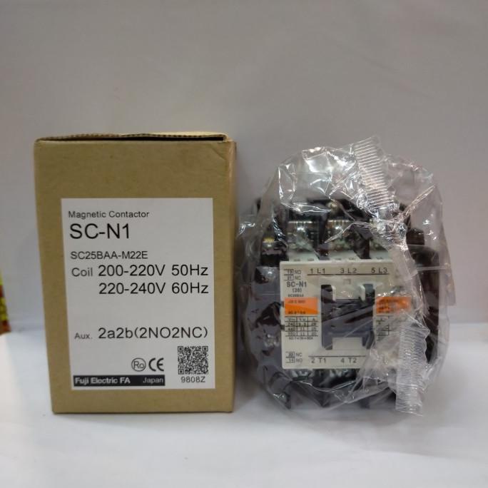 MAGNETIC CONTACTOR SC-N1 2NO 2NC FUJI ELECTRIC