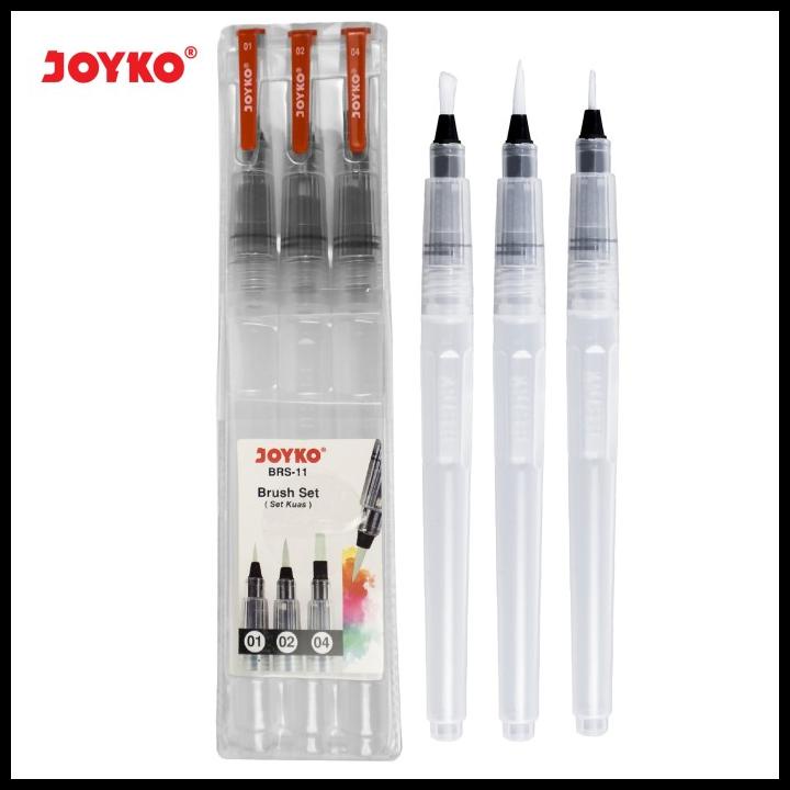 

Brush Set Alat Lukis Kuas Cat Air Minyak Acrylic Joyko Brs-11