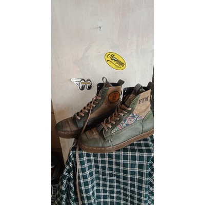 sepatu exodos57 FTW boots kulit