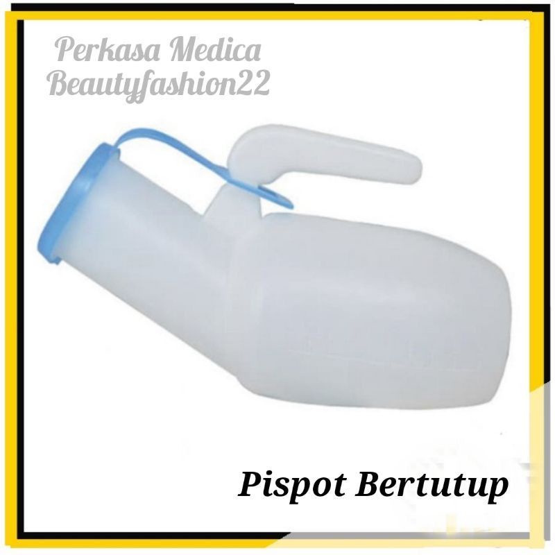 Pispot Pria dan Wanita/pispot tutup biru