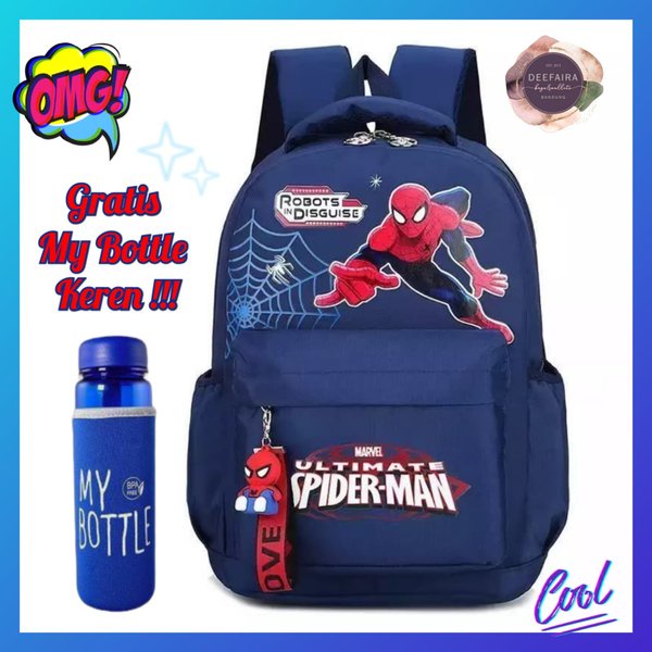 

Tas Ransel Anak Laki Laki Her0 Spd3r Mn1 Free Botol Minum Untuk Tk Sd Smp